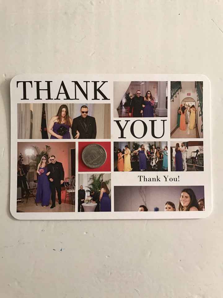 Thank you note for bridesmaid