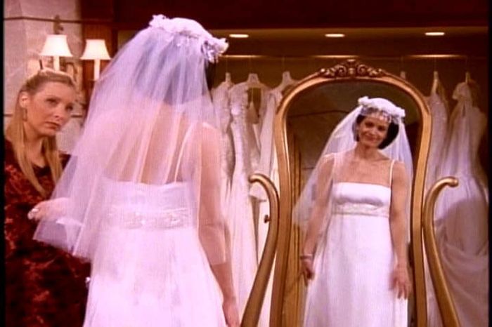 That's some wedding dress