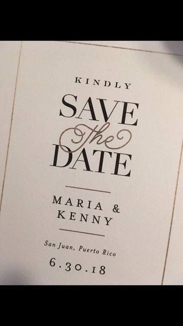 save the date. no pictures