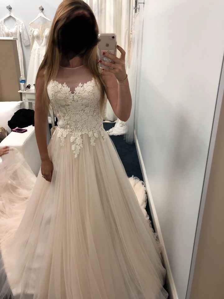 Blush Skirt Wedding Dress