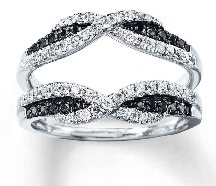 14kt White Gold Diamond Wrap Enhancer Wedding Band – Splendid Jewellery
