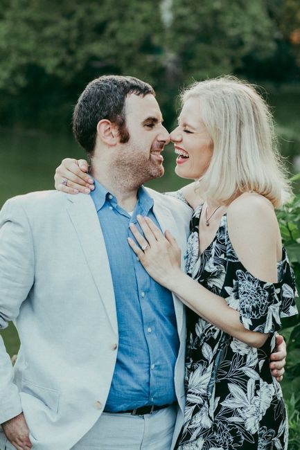 False Lashes for the Engagement Photos? 2