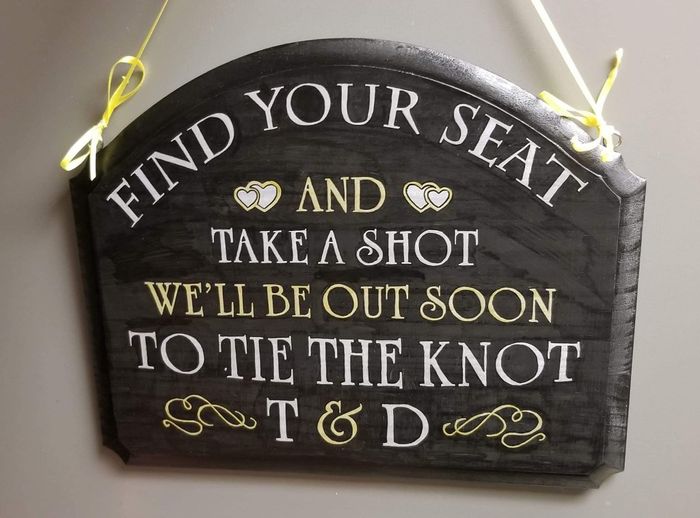 My friend made this sign for us 