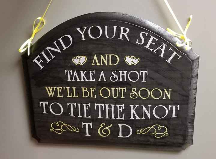 My friend made this sign for us 