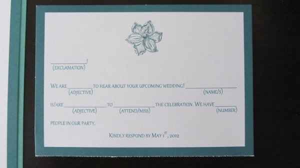 BRIDES WHO PRINTED THEIR OWN INVITATIONS!