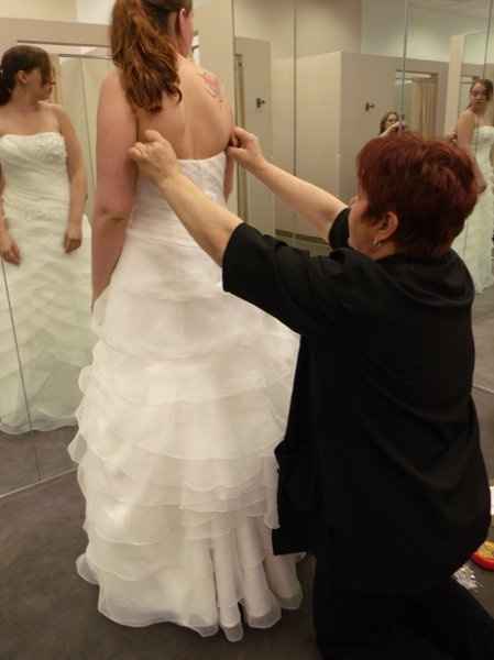 While getting my alterations, I got some new pics!