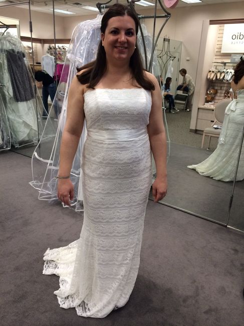 Show me your Davids Bridal dresses:)