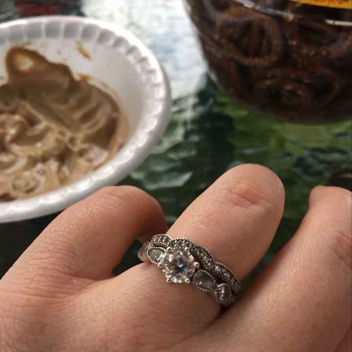 Show me the wedding bands....