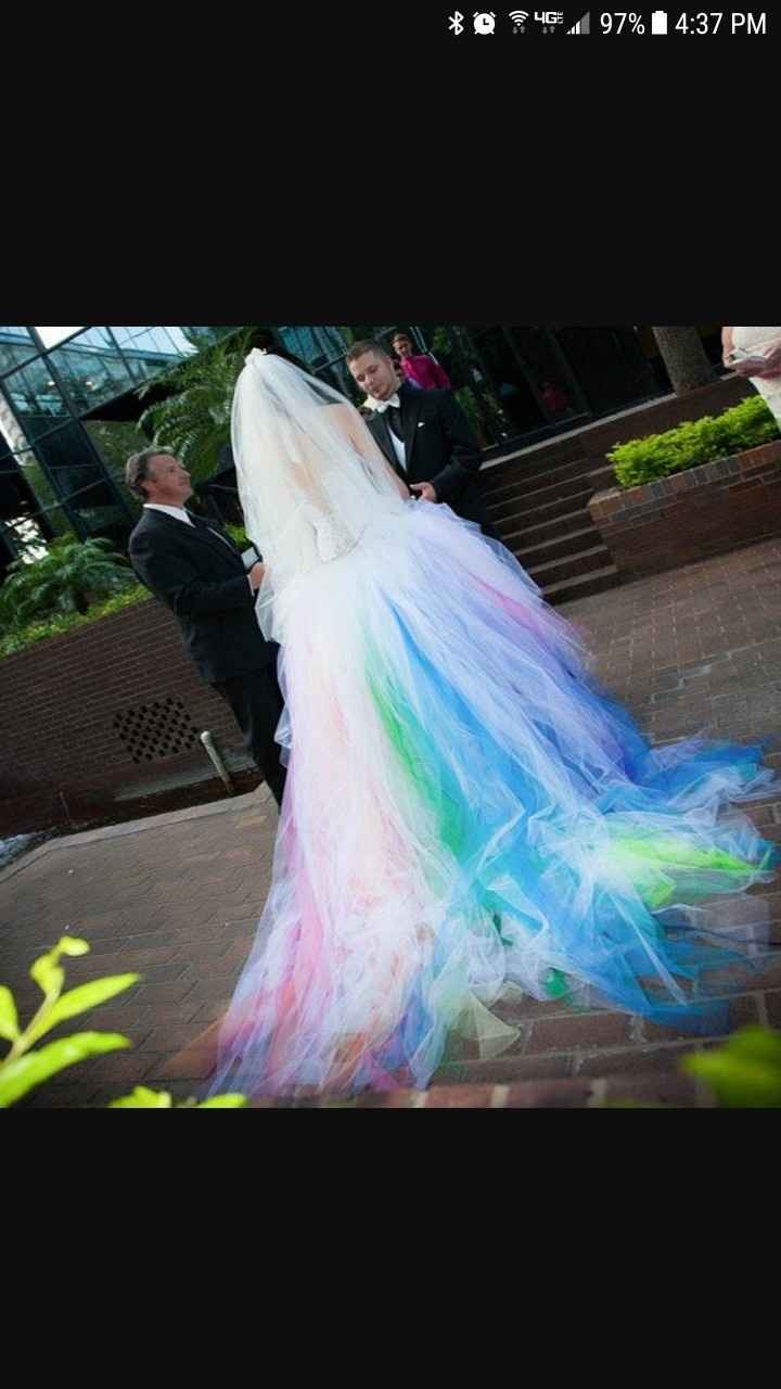 Creating a wedding dress