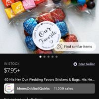 Candy Favor Amounts - 1