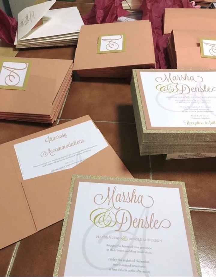 Future reference for wedding invitations