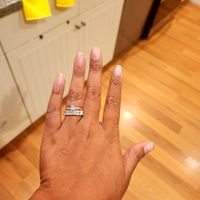 Bad wedding band to e-ring match up? - 1
