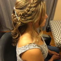 Wedding makeup trial pic, hate my hair trial- help!!!!!