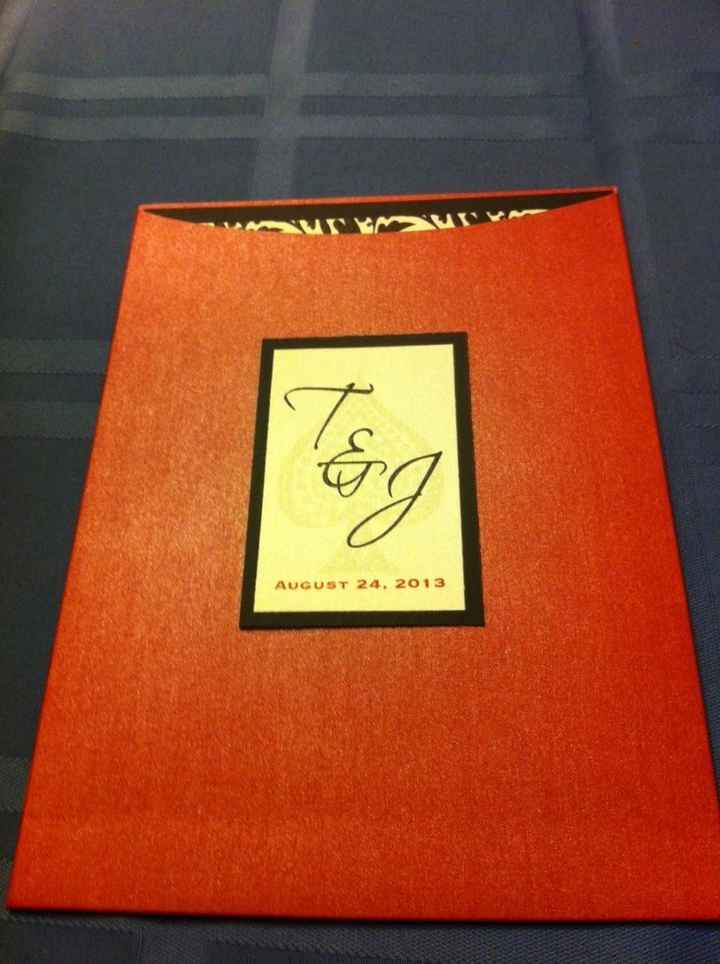 Wedding invites - opinions needed (with pics)