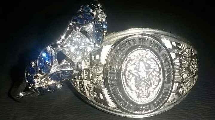 Blue wedding ring - 1