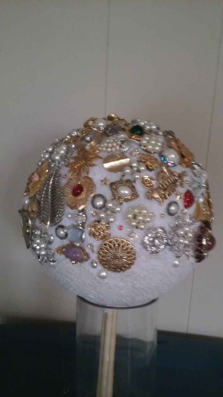 My brooch bouquet!!!!!