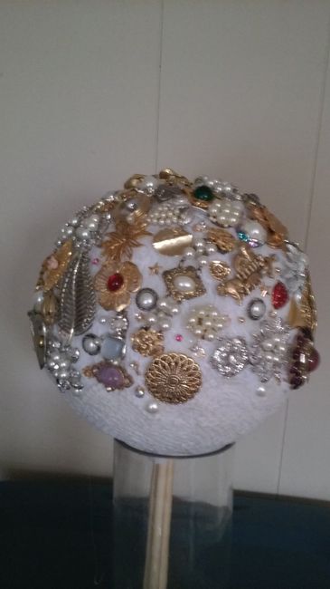My brooch bouquet!!!!!