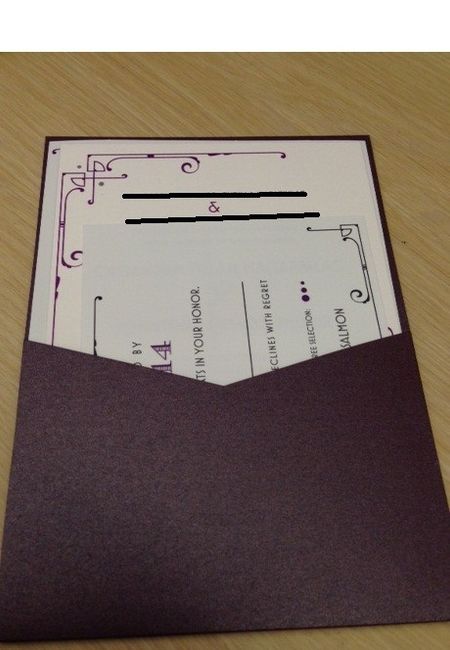 My DIY Invites *pics included*