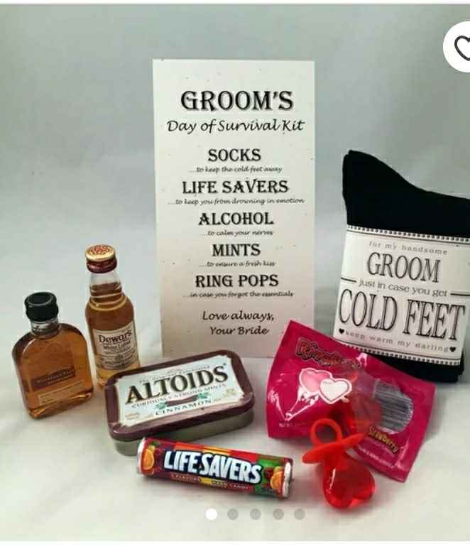 Gift to groom from bride - 1
