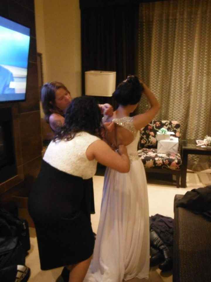Spending the night before the wedding with your groom to be?