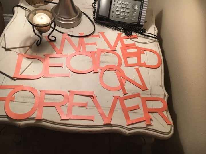 Cricut wedding DIY