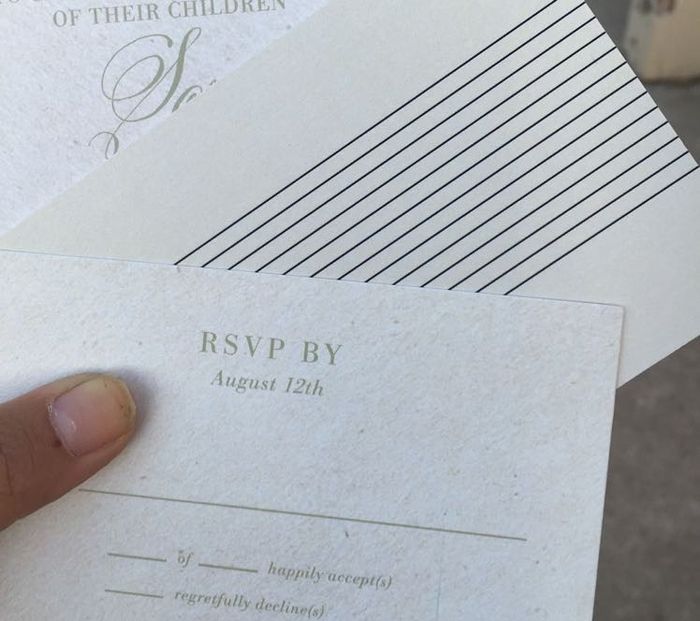 Wedding Paper Divas Invitation