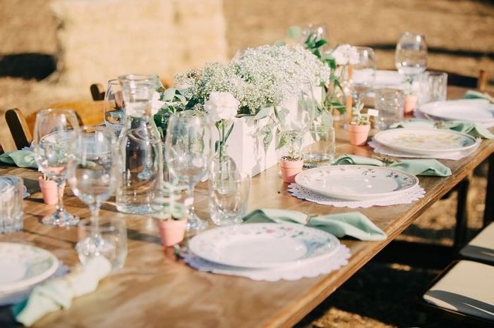 ISO mismatched China plates and an affordable cost.