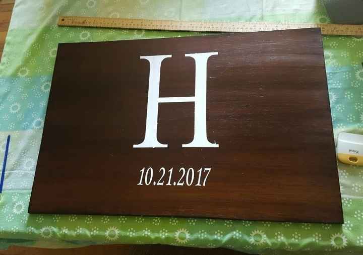 Show us your latest DIY wedding project!