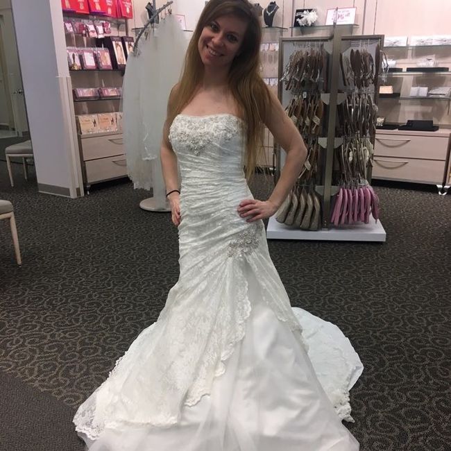 Decided to try on dresses finally!!