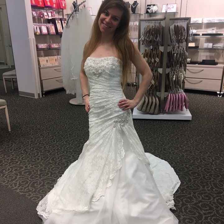 Decided to try on dresses finally!!