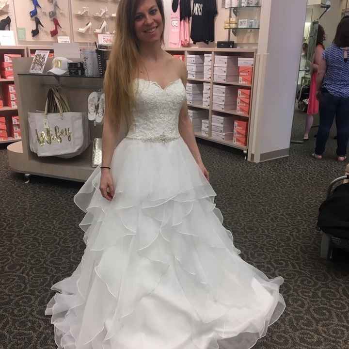 Decided to try on dresses finally!!