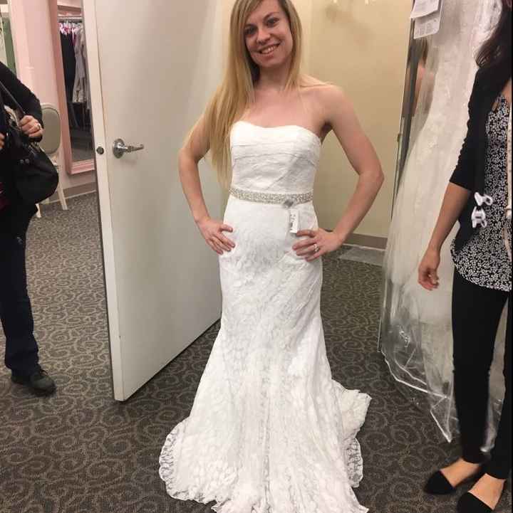 Decided to try on dresses finally!!