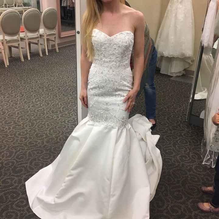 Decided to try on dresses finally!!