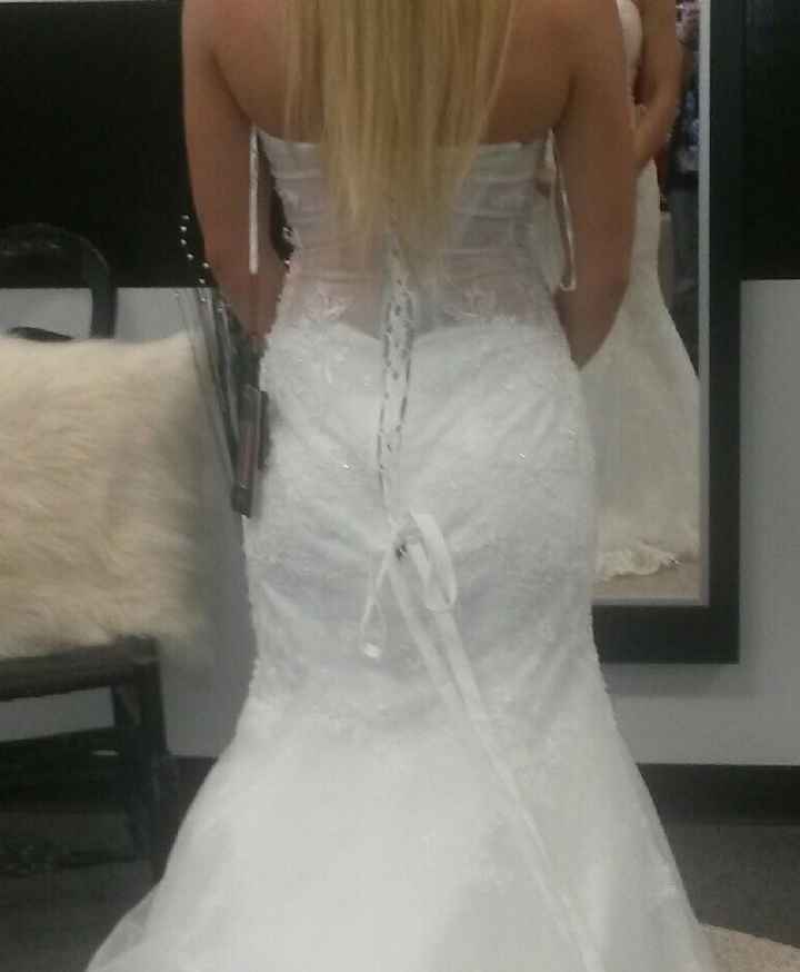 First fitting & very first time trying my dress on!