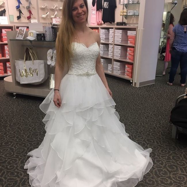 Decided to try on dresses finally!!