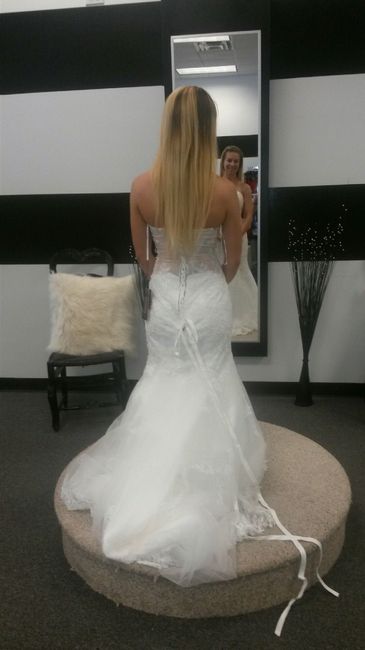 First fitting & very first time trying my dress on!
