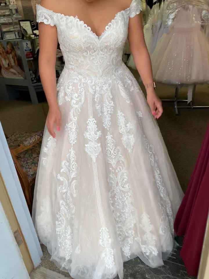 here my dress