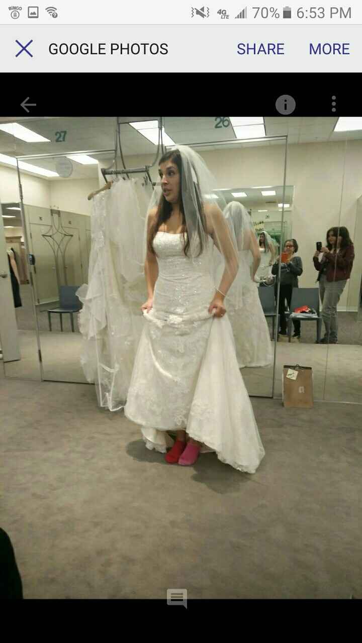 I said YES to the dress!!!  :)