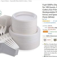 disposable dinnerware