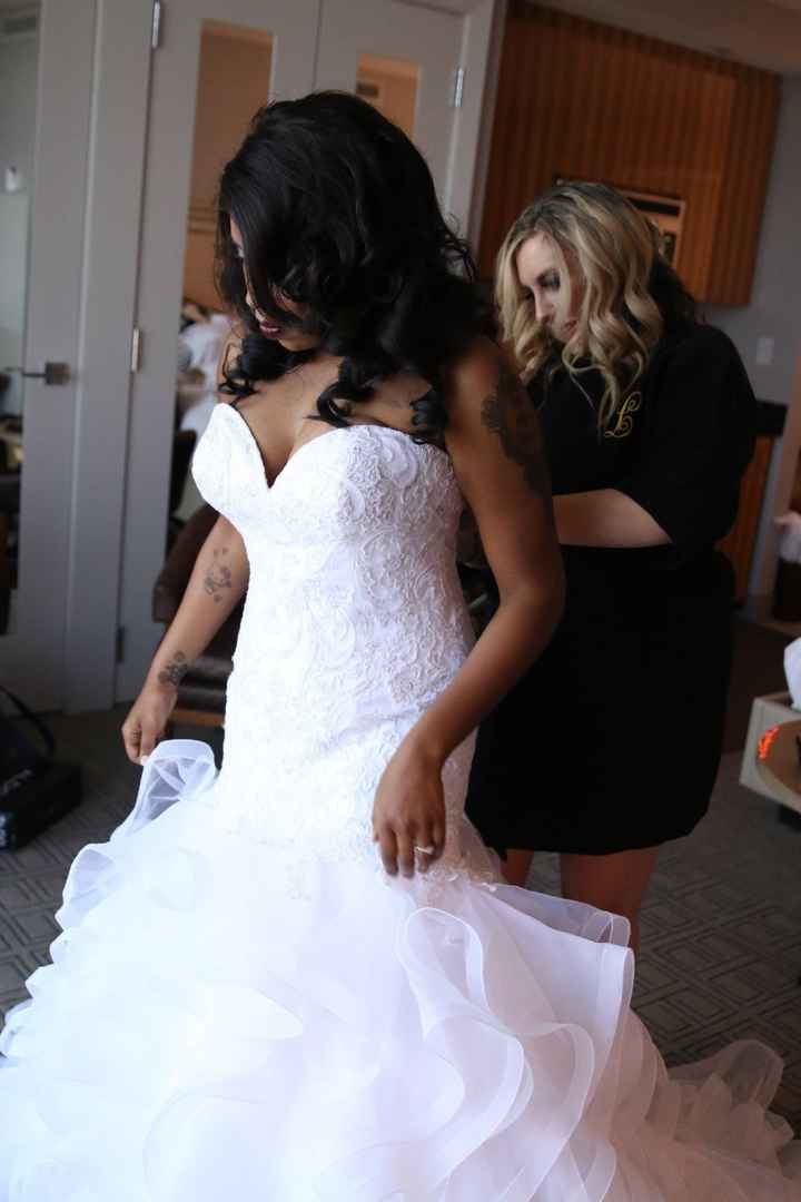 Let's see your wedding dresses.