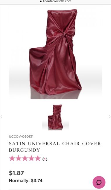 Chair covers! 1