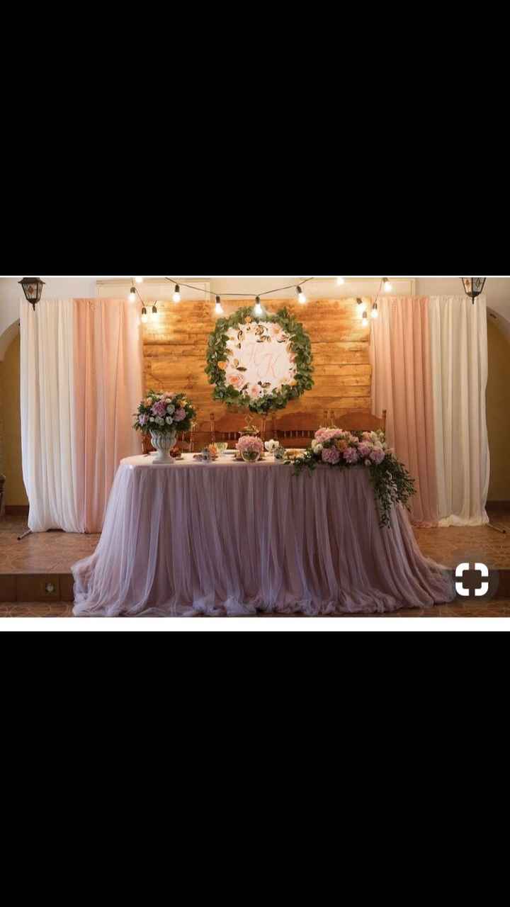 Reception decor - 2