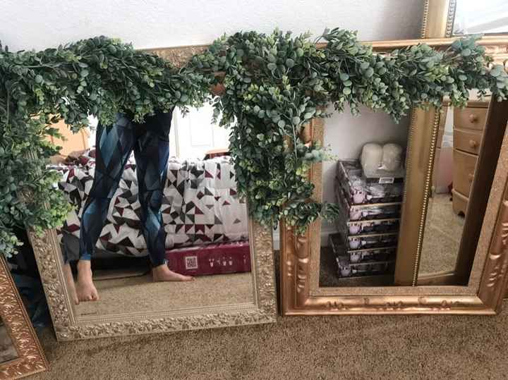 Diy wedding mirror/frame signs - 1