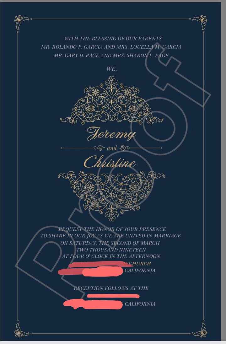 Invitations - 1