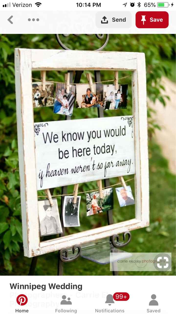 Honoring deceased parents - 1