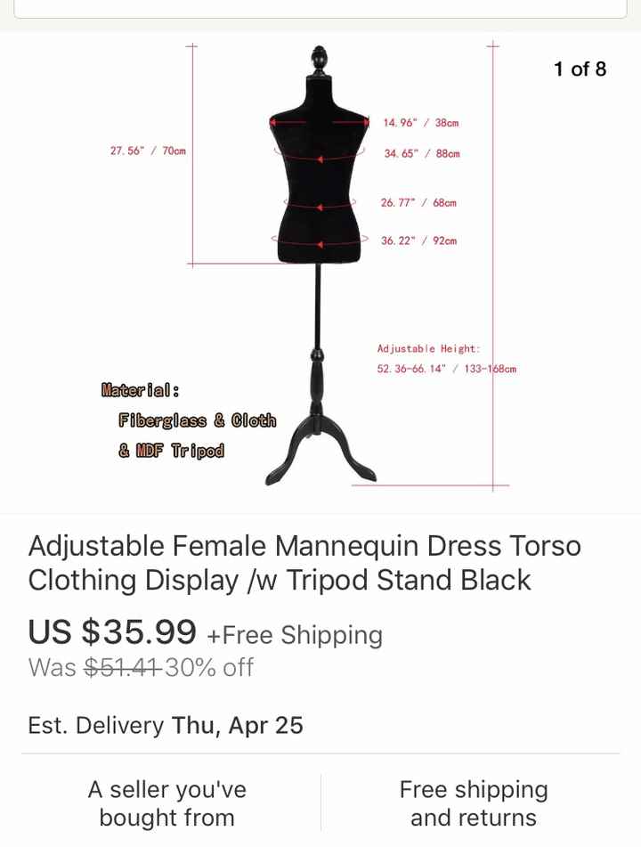 Hanging a Strapless Dress for Pictures - 1