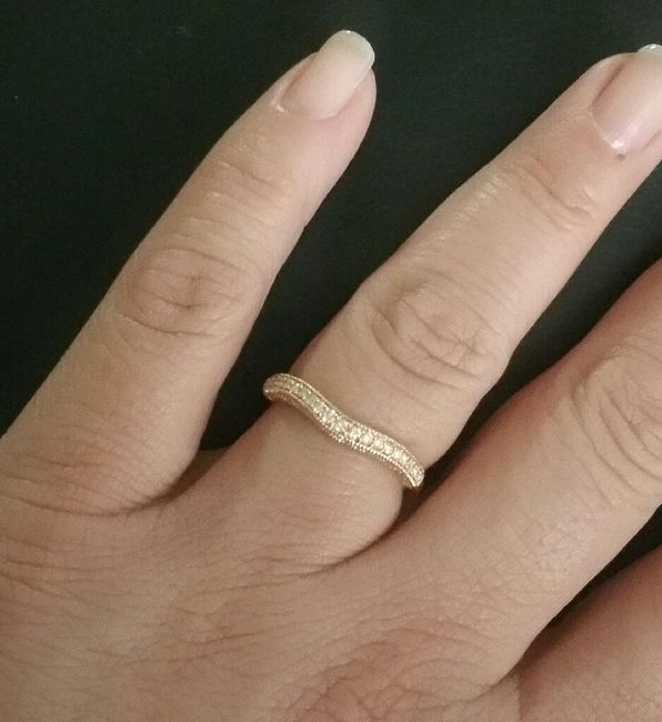Let’s see those wedding bands! 3