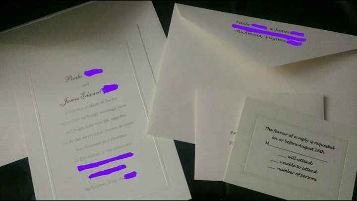 Invitations are in! - 1