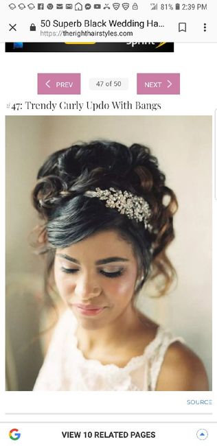 Bridal Hairstyle - Up, down, or half-up? - 1