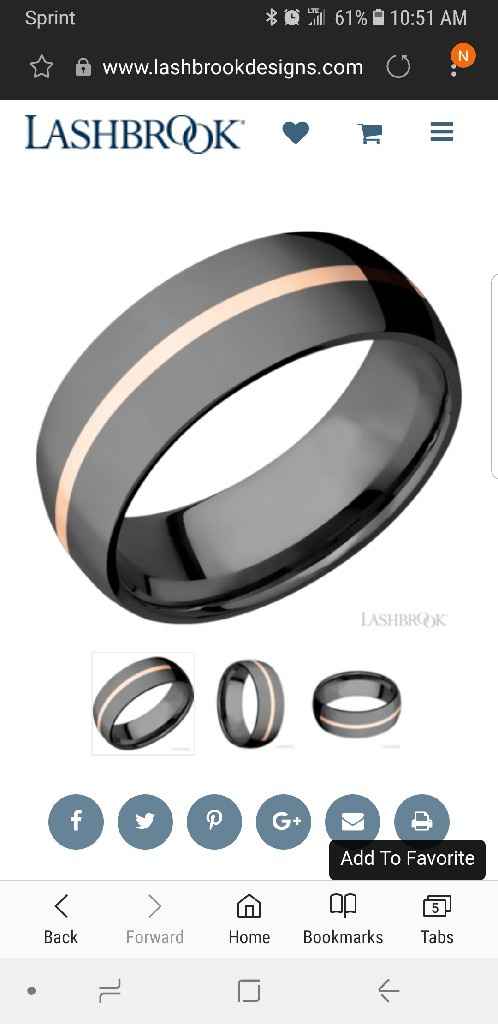 Men’s wedding bands - 1